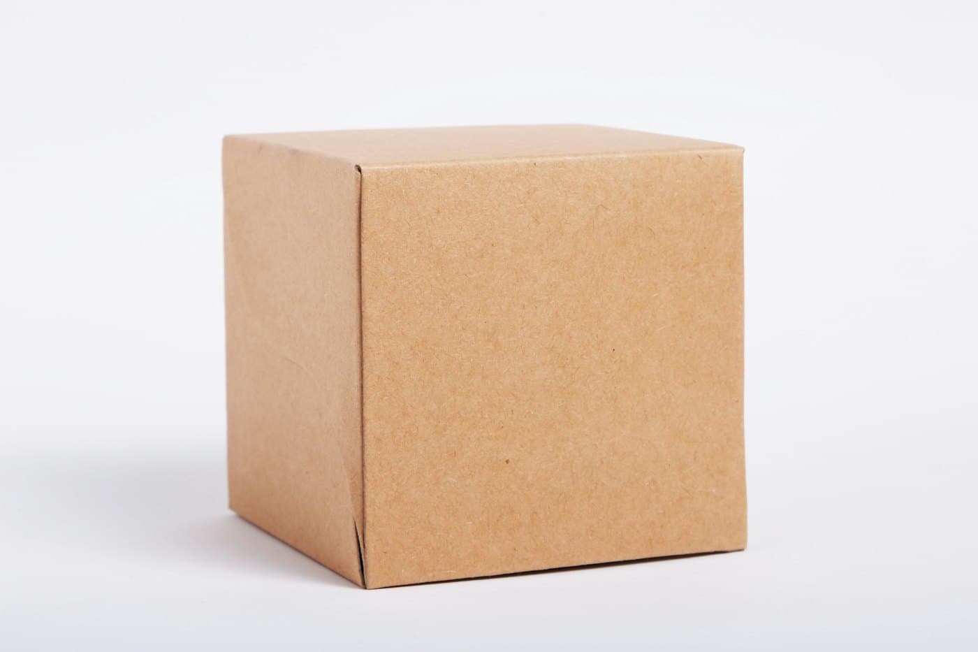 A shipping box ready for delivery