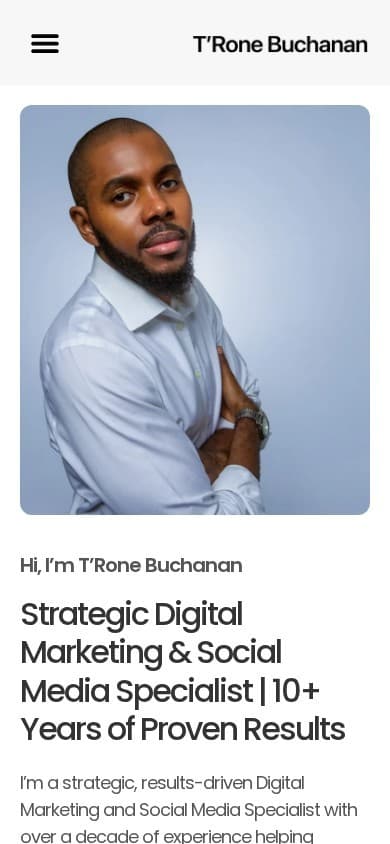360 Advanced Digital Marketing homepage on mobile