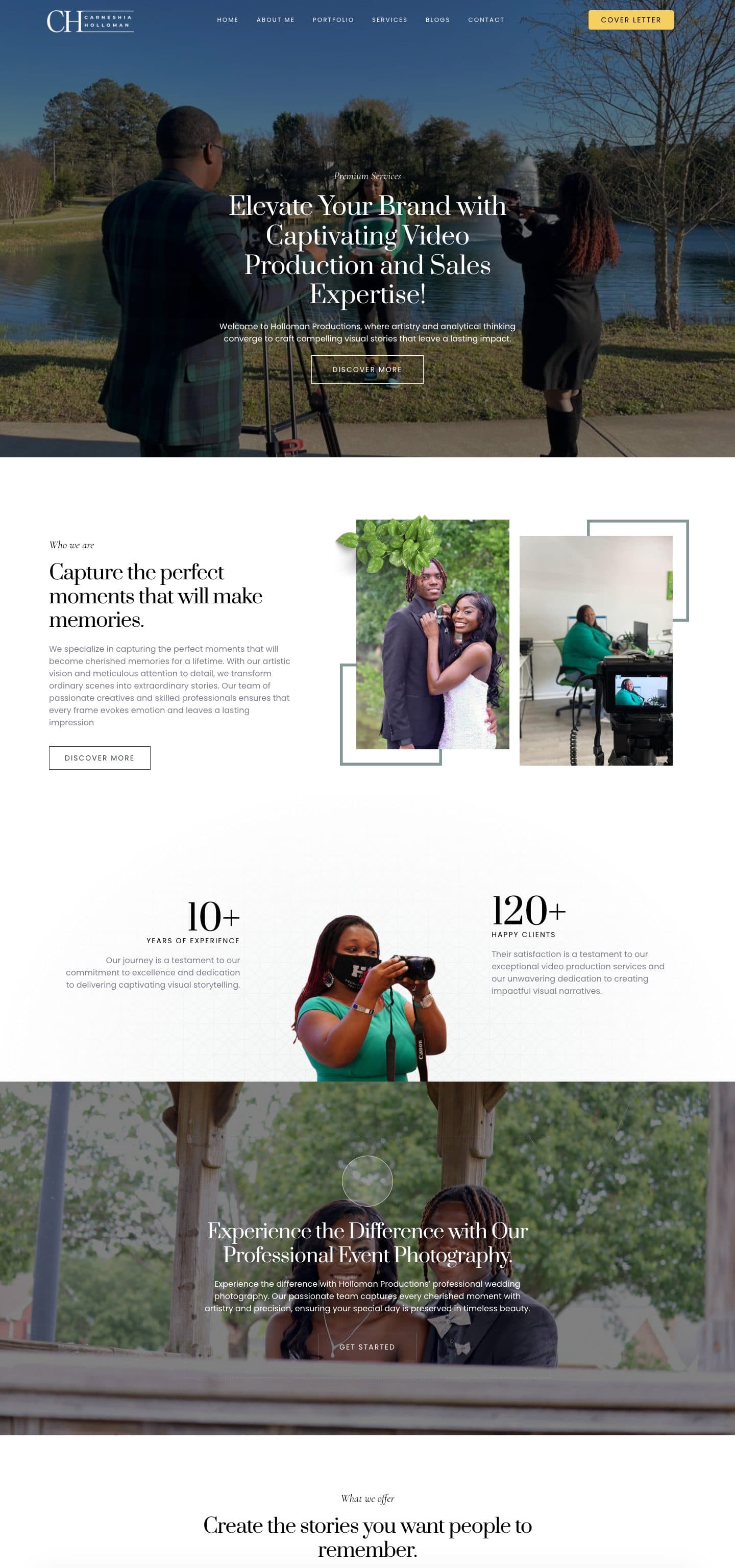 Carneshia Holloman homepage, full length