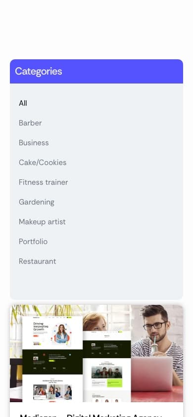 Look at your site homepage on mobile