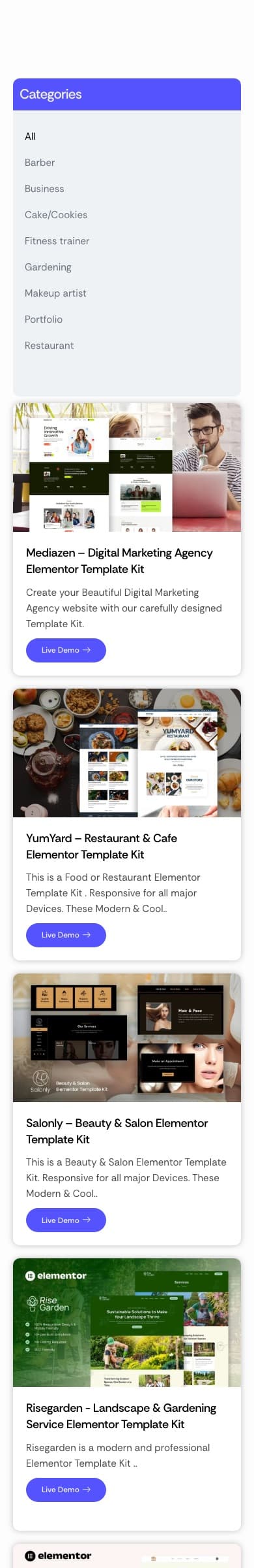 Look at your site homepage on mobile